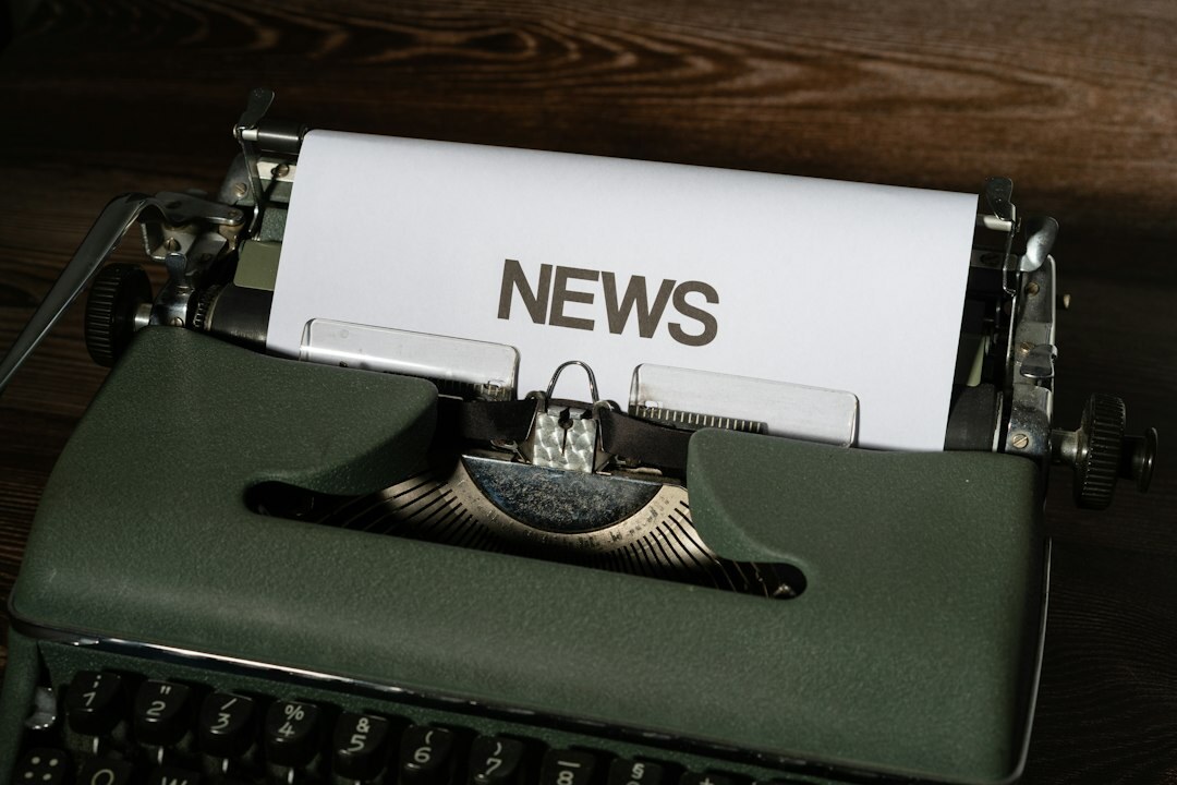 news editor at work